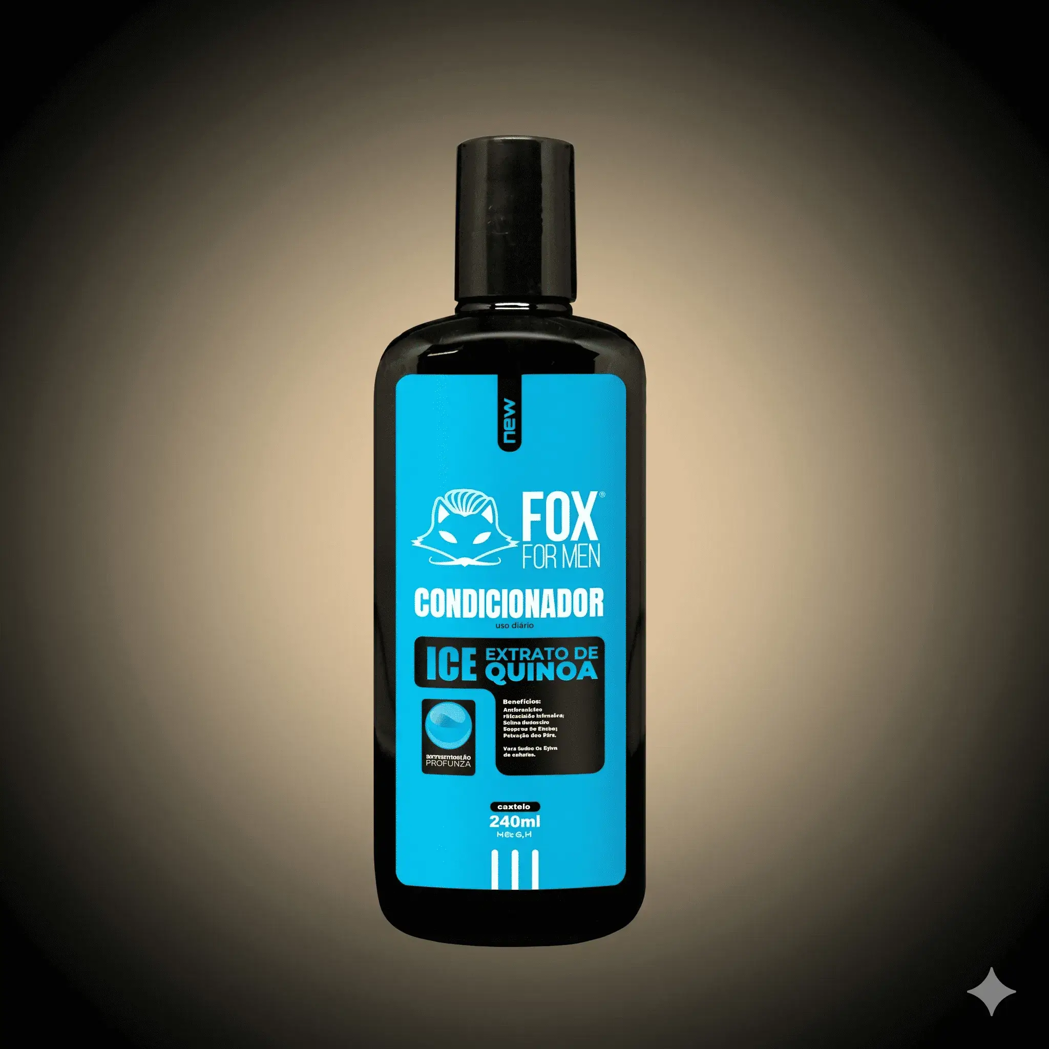 CONDICIONADOR FOX FOR MEN ICE - EXTRATO DE QUINOA